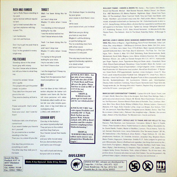 Bullshit : Target (LP, Album)