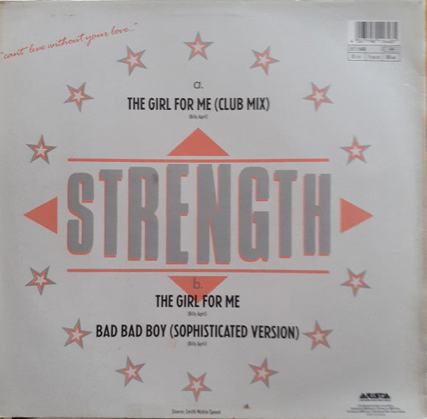 Strength (3) : The Girl For Me (12", Maxi)