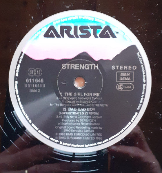 Strength (3) : The Girl For Me (12", Maxi)