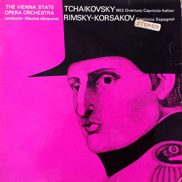Tchaikovsky*, Rimsky-Korsakov* / The Vienna State Opera Orchestra*, Maurice Abravanel : 1812 Overture / Ouverture Italien / Capriccio Espagnol (LP, Album, Club)