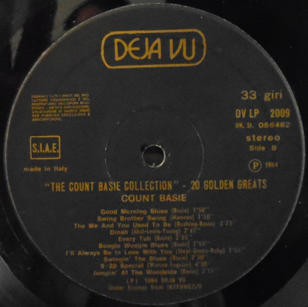 Count Basie : The Count Basie Collection - 20 Golden Greats (LP, Comp)