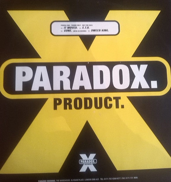 Joyrider (3) : It Moved (12", Promo)