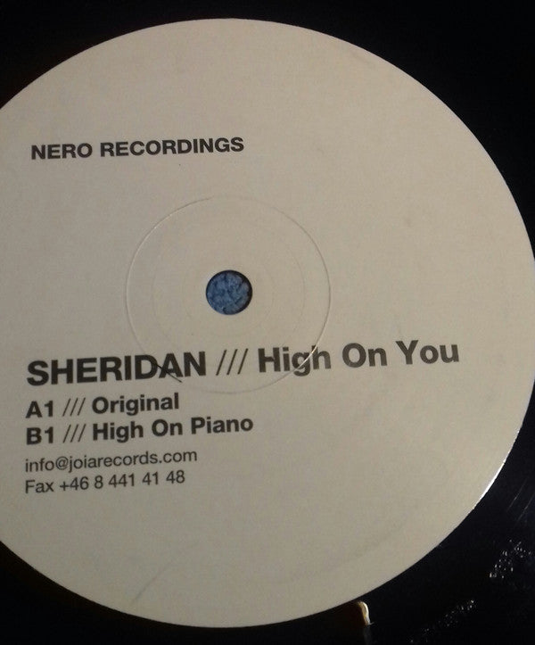 Sheridan : High On You (12", Promo, W/Lbl)