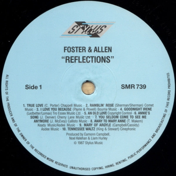 Foster & Allen : Reflections (LP, Album)