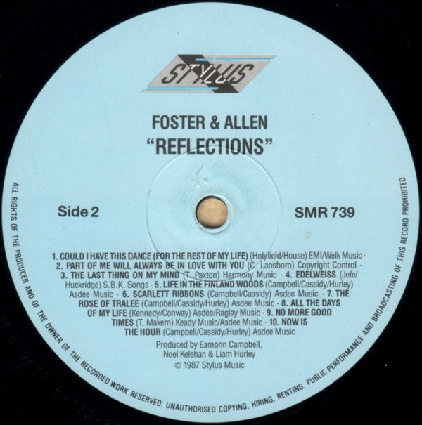 Foster & Allen : Reflections (LP, Album)