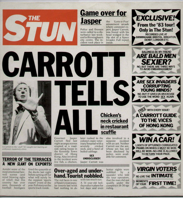 Jasper Carrott : The Stun (Carrott Tells All) (LP, Album)