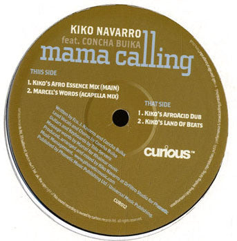 Kiko Navarro Feat. Concha Buika : Mama Calling (12")