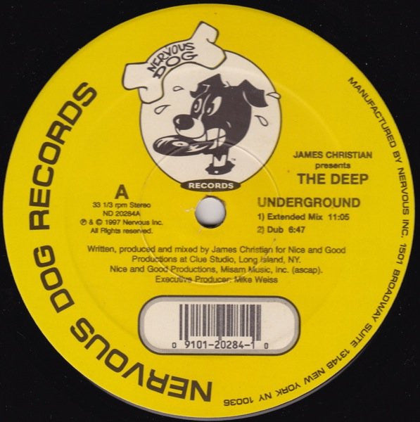 James Christian : Presents The Deep (12")