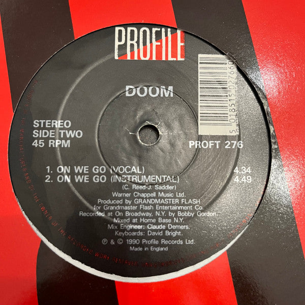 Doom (5) : Shake Your Body Down (12")