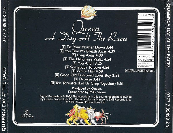 Queen : A Day At The Races (CD, Album, RE, RM)