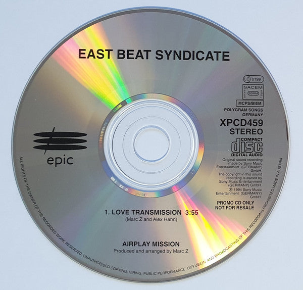 East Beat Syndicate : Love Transmission (CD, Single, Promo)