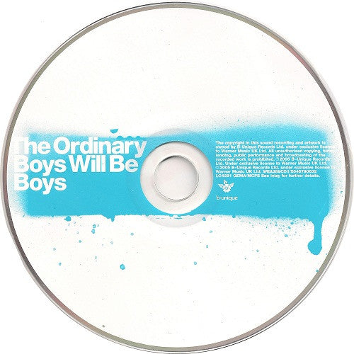 The Ordinary Boys : Boys Will Be Boys (CD, Single)