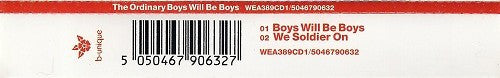 The Ordinary Boys : Boys Will Be Boys (CD, Single)