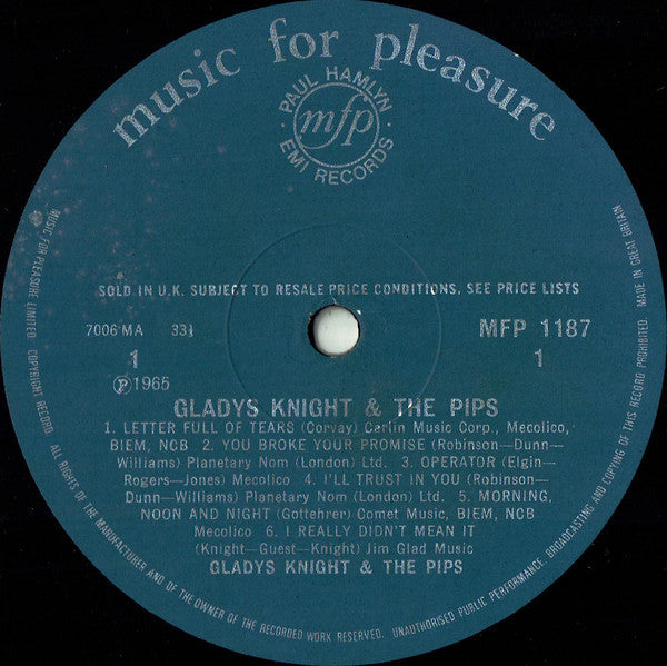 Gladys Knight And The Pips : Urgent (LP, Album, Mono, RE)