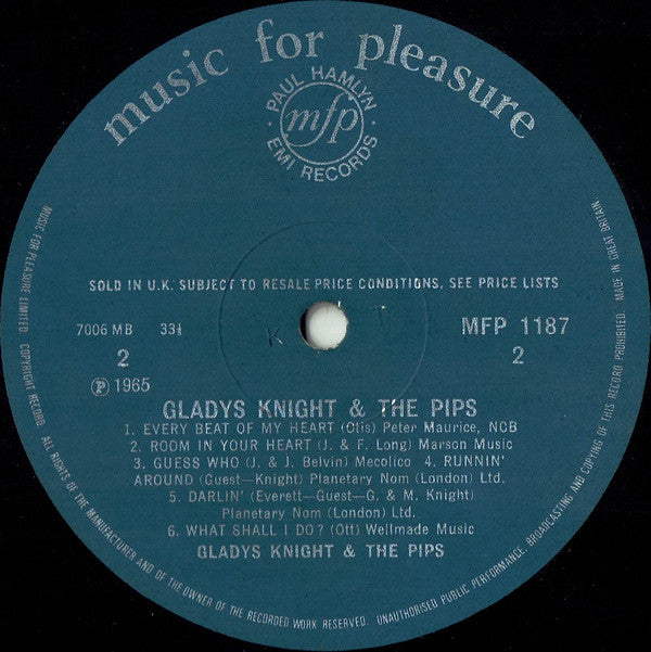 Gladys Knight And The Pips : Urgent (LP, Album, Mono, RE)
