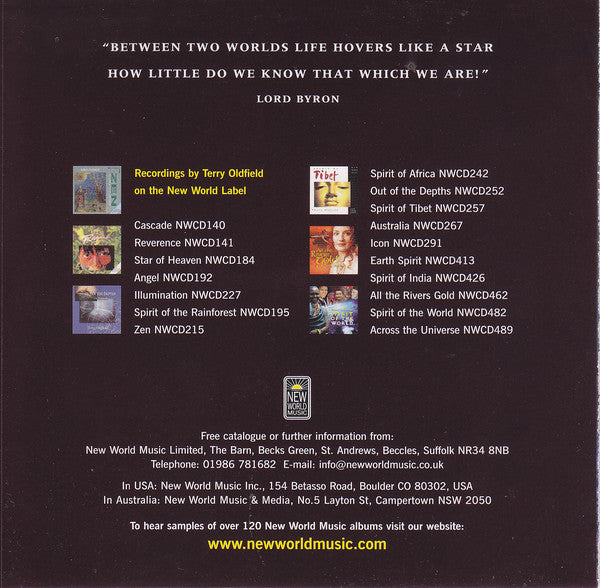 Terry Oldfield : Across The Universe (CD, Album)
