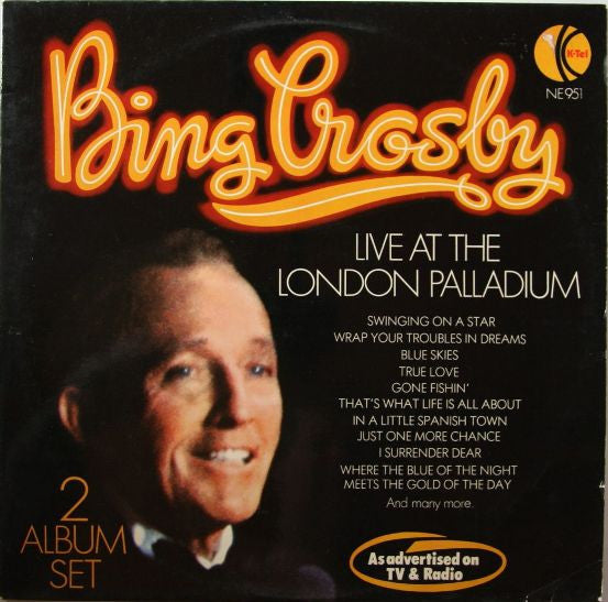 Bing Crosby : Live At The London Palladium (2xLP, Album, Ltd, Gat)