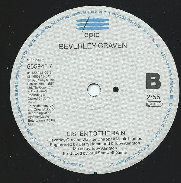 Beverley Craven : Promise Me (7", Single)