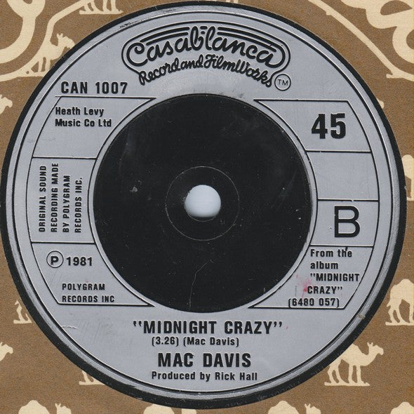 Mac Davis : You're My Bestest Friend (7", Single)