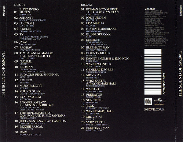 Shortee Blitz : The Sound Of Smoove (The Hottest Mix Of Urban Club Tracks) (2xCD, Mixed)