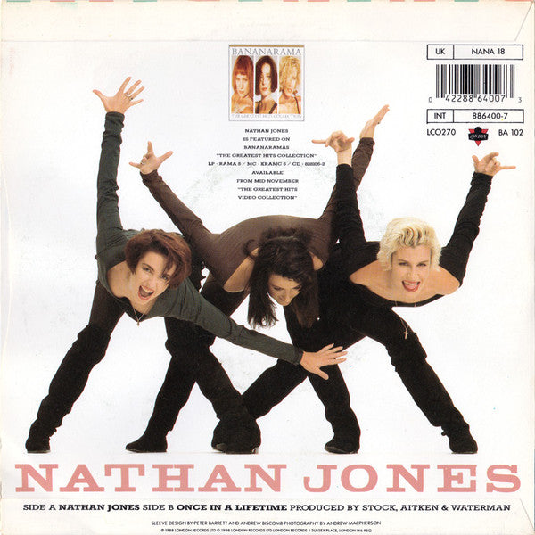 Bananarama : Nathan Jones (7", Single, Sil)