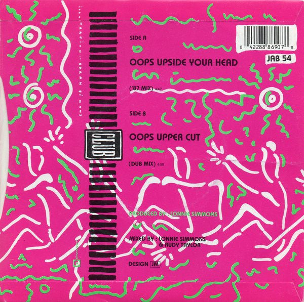 The Gap Band : Oops Upside Your Head ('87 Mix) (7", Single, Gre)