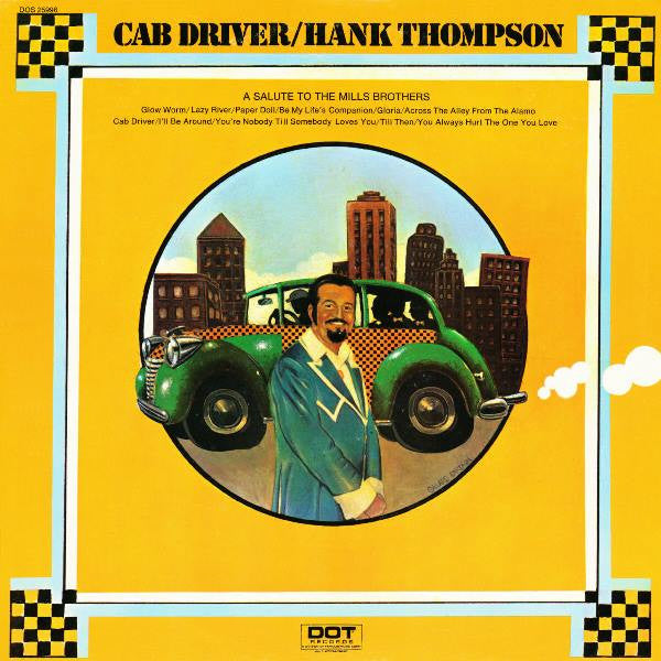 Hank Thompson : Cab Driver - A Salute To The Mills Brothers (LP, Album, Club)