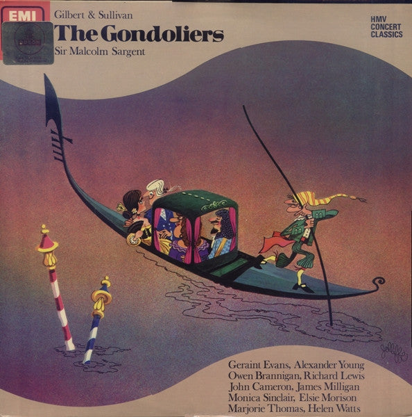 Gilbert & Sullivan, Sir Malcolm Sargent, Pro Arte Orchestra, Glyndebourne Festival Chorus, Peter Gellhorn : The Gondoliers (2xLP)