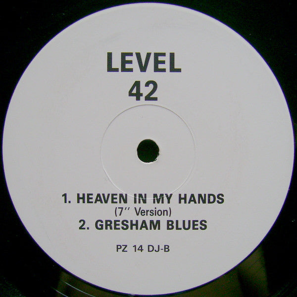 Level 42 : Heaven In My Hands (12", Promo)