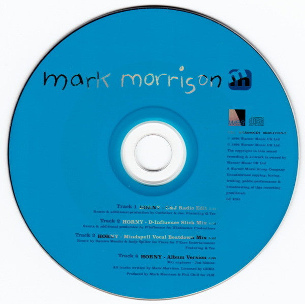 Mark Morrison : Horny (CD, Single, CD1)