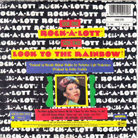 Aretha Franklin : Rock-A-Lott (7", Single)