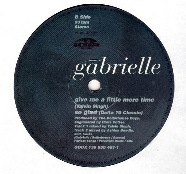 Gabrielle : Give Me A Little More Time (12")