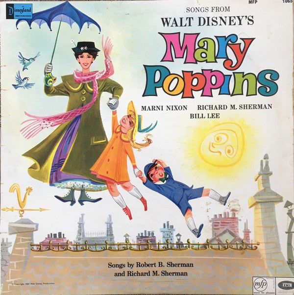 Marni Nixon, Richard M. Sherman & Bill Lee (4) : Songs From Walt Disney's Mary Poppins (LP, RE)