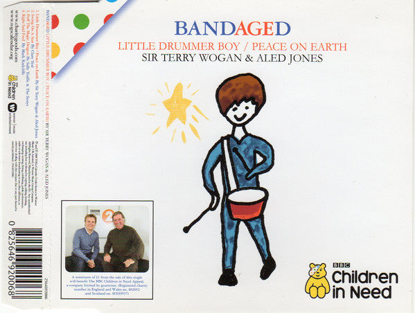 Sir Terry Wogan* & Aled Jones : Bandaged: Little Drummer Boy / Peace On Earth (CD, Single)