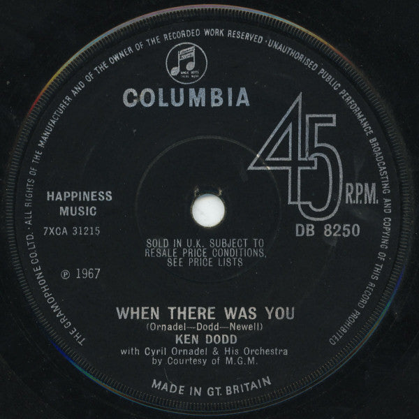 Ken Dodd With Geoff Love & His Orchestra : Mine (7", Single, Sol)