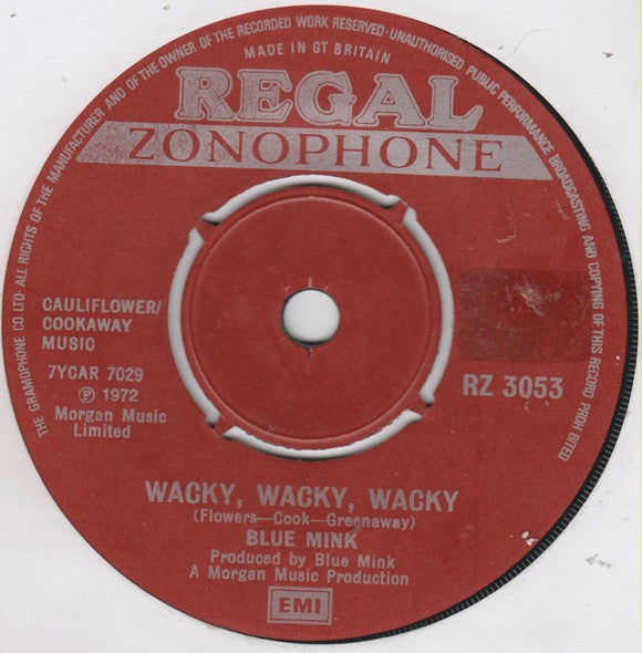 Blue Mink : Wacky, Wacky, Wacky (7", Single, Pus)