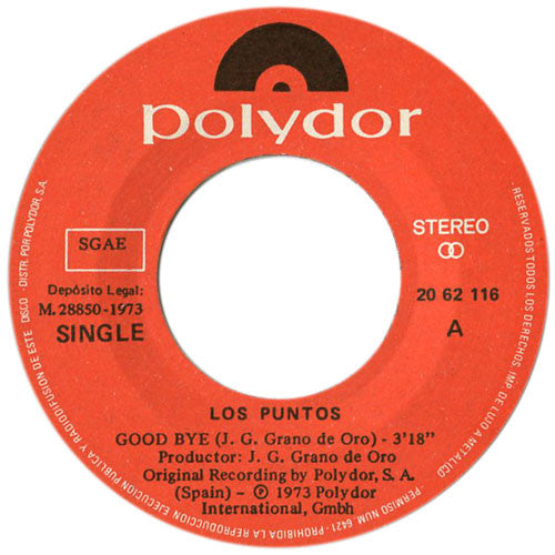 Los Puntos : Good Bye (7", Single)