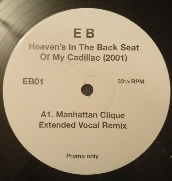 Errol Brown : Heaven's In The Back Seat Of My Cadillac (2001) (12", Promo)