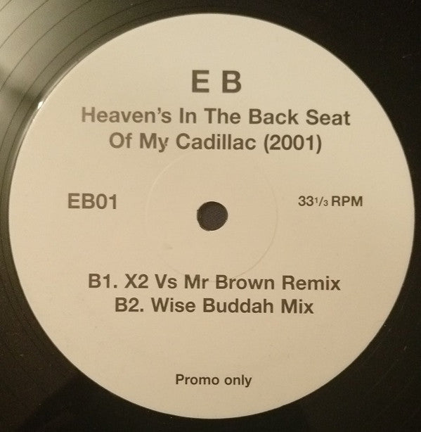 Errol Brown : Heaven's In The Back Seat Of My Cadillac (2001) (12", Promo)