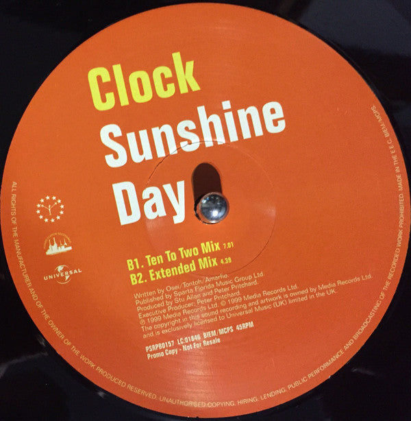 Clock : Sunshine Day (12", Promo)