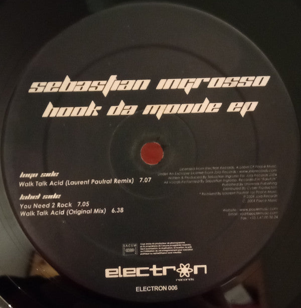 Sebastian Ingrosso : Hook Da Moode EP (12", EP)