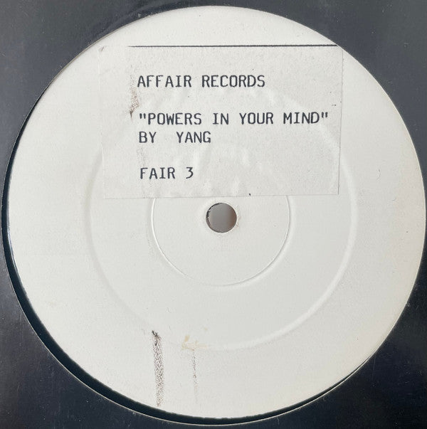 Yang : Power's In Your Mind (12", W/Lbl, Sti)