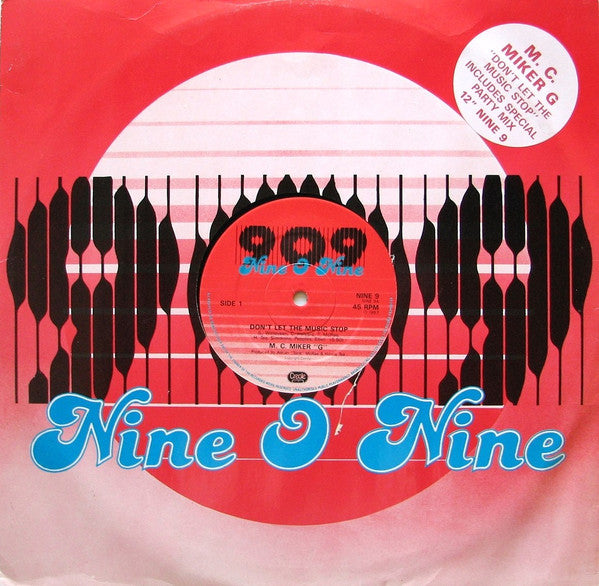 MC Miker G : Don't Let The Music Stop (12", Single)