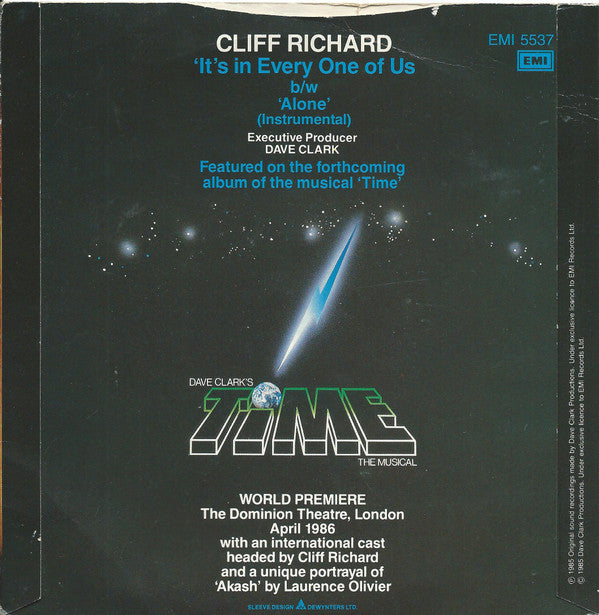 Cliff Richard : It's In Every One Of Us (7", Single)