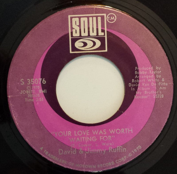 The Ruffin Brothers : Stand By Me (7", Single)