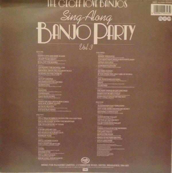 The Geoff Love Banjos : Sing-Along Banjo Party Vol. 3 (2xLP)