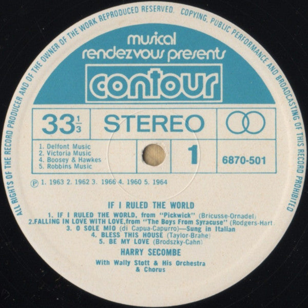 Harry Secombe : If I Ruled The World (LP, Comp)