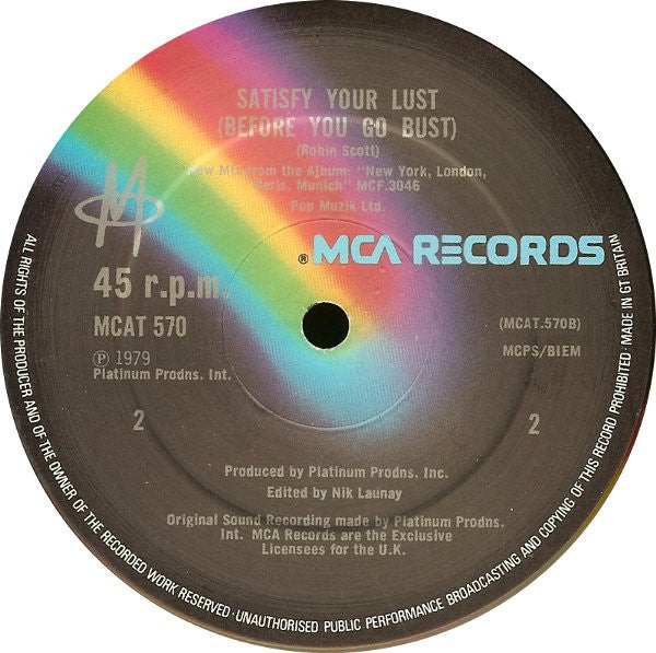 M (2) : That's The Way The Money Goes (12", Single)