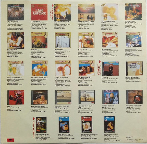 James Last : Leave The Best To Last (LP, Album)
