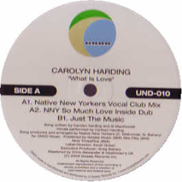 Carolyn Harding : What Is Love (12", Promo)
